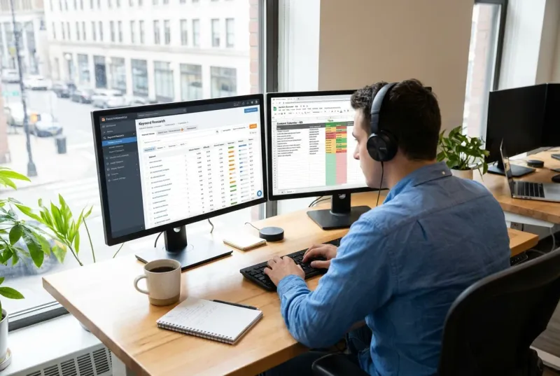 keyword research and strategy planning for legal services