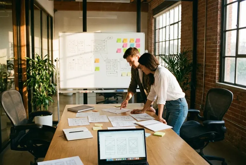 collaborative website planning and wireframing