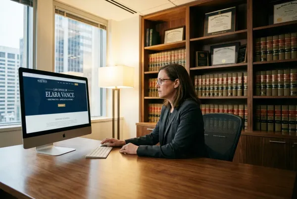 solo law firm website design for independent attorney practice