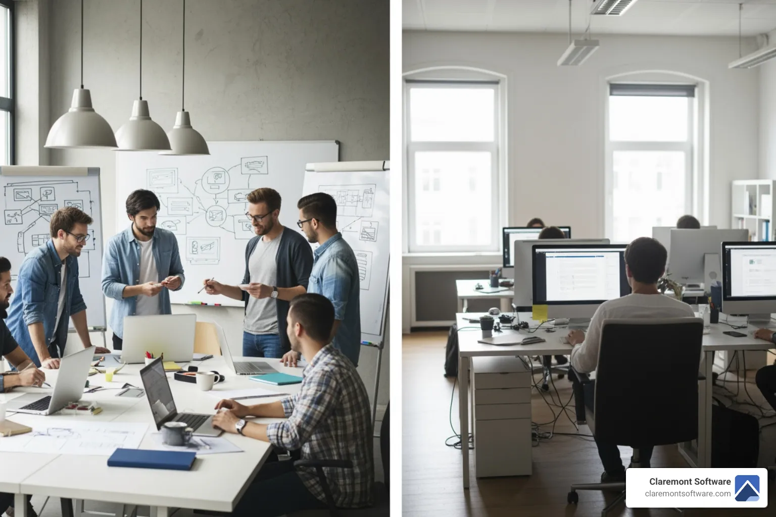 Table comparing Agency vs. In-House Redesign for a website on factors like Cost, Expertise, Speed, and Long-term Maintenance. - website redesign ROI