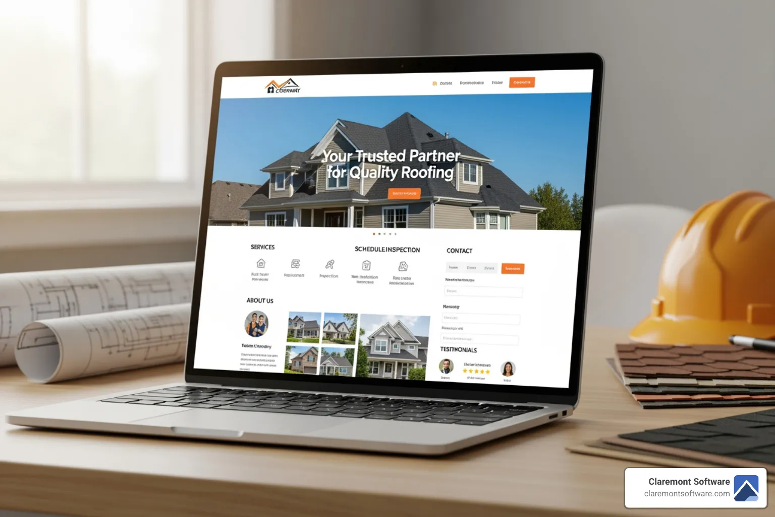 a split image showing a website on a smartphone. The left side shows a crowded, unreadable website, labeled "Not Mobile-Friendly." The right side shows a clean, well-organized website, labeled "Mobile-Friendly." - roofing company website design a split image showing a website on a smartphone. The left side shows a crowded, unreadable website, labeled "Not Mobile-Friendly." The right side shows a clean, well-organized website, labeled "Mobile-Friendly." - roofing company website design