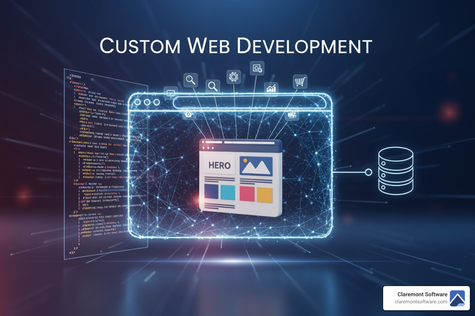 generic template vs custom design - custom web development