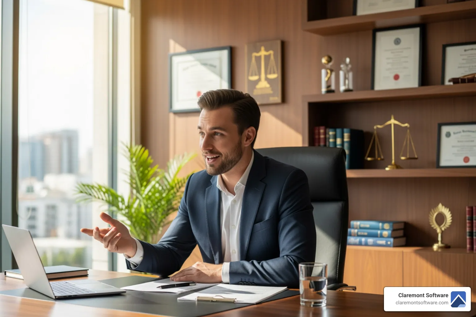 lawyer answering questions - how lawyers get more website leads