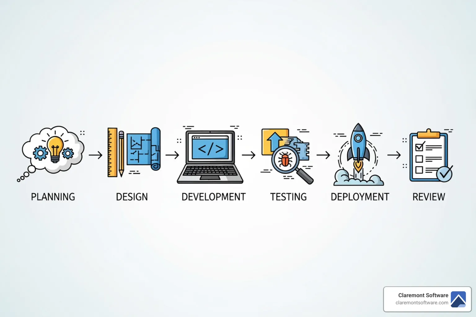 6 steps of a website redesign project - website redesign services