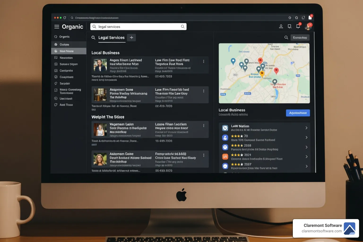 local lawyer Google search results - how lawyers get more website leads