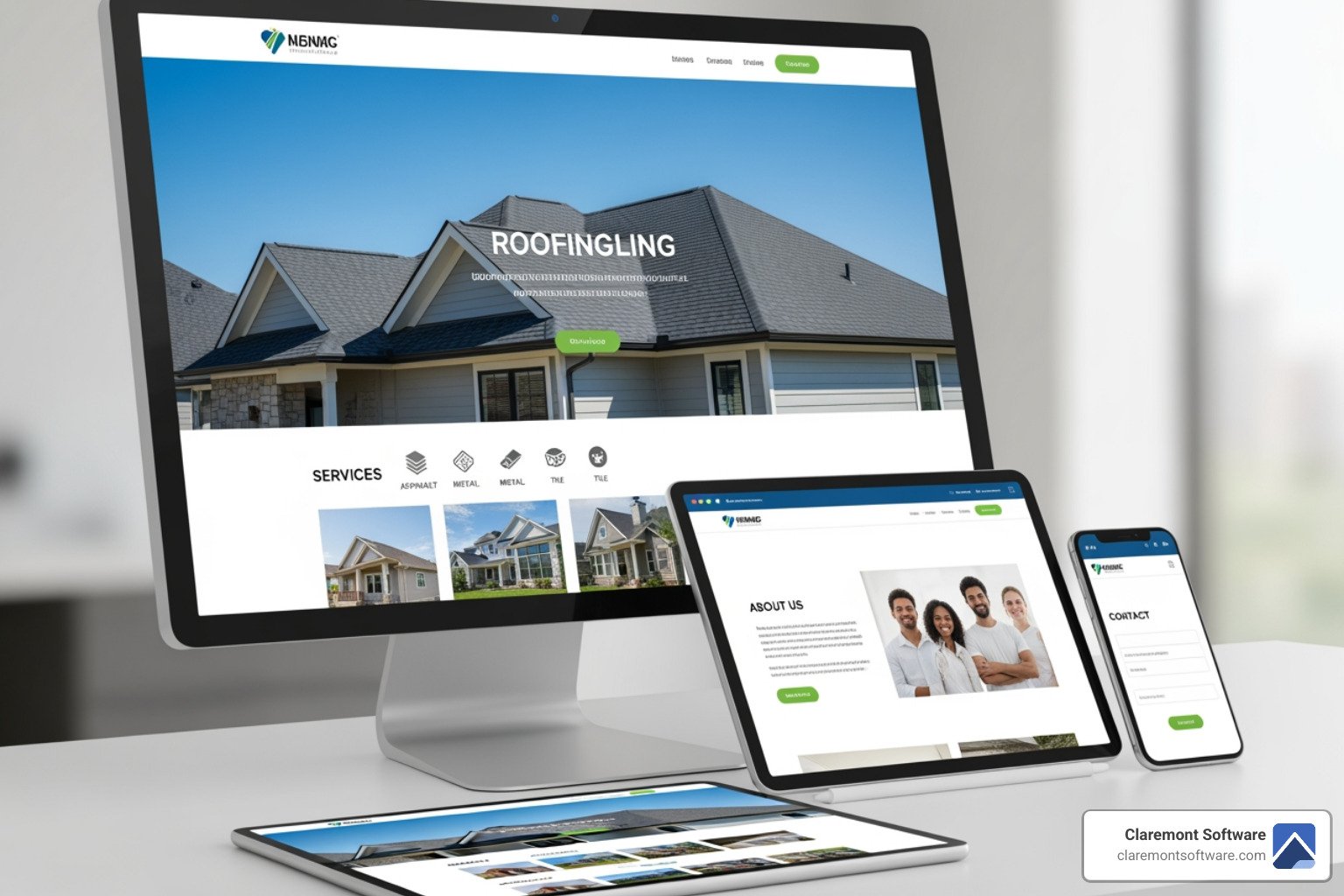 Effective Roofing Company Website Design for Lead Generation